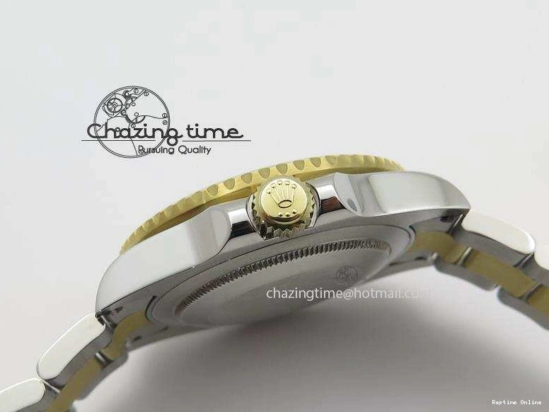 0301 Submariner 116613 LN Noob 1:1 Best Edition YG Wrapped Bezel Black Dial On SS YG Bracelet A Neat 3961